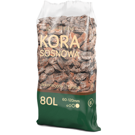 kora sosnowa dekoracyjna gruba